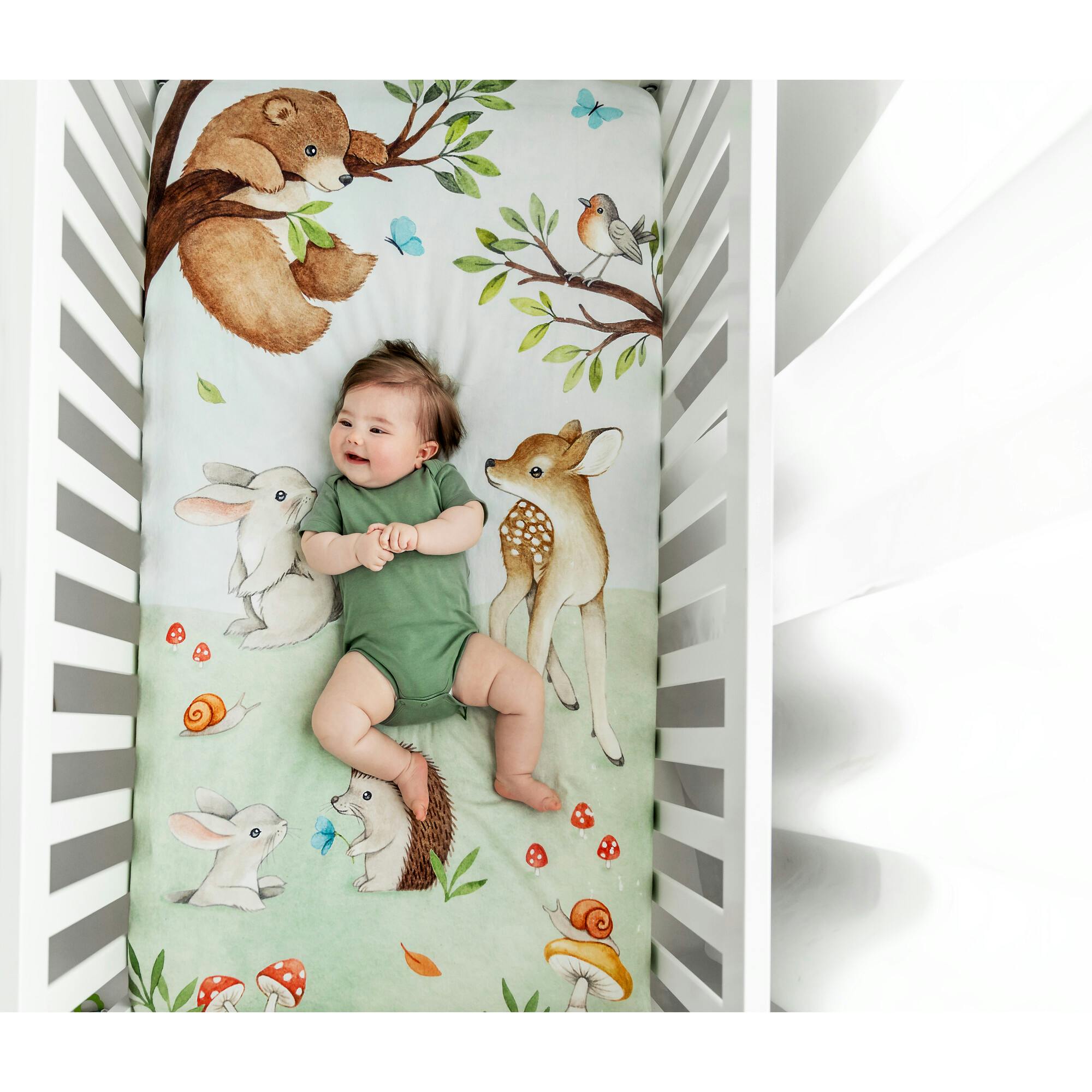 Enchanted Forest Standard Crib Sheet