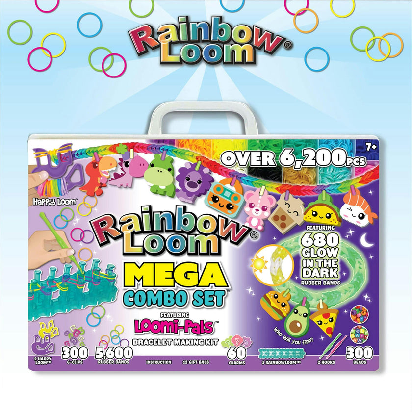 Rainbow Loom Loomi-Pals Glow in the Dark Mega Combo Set