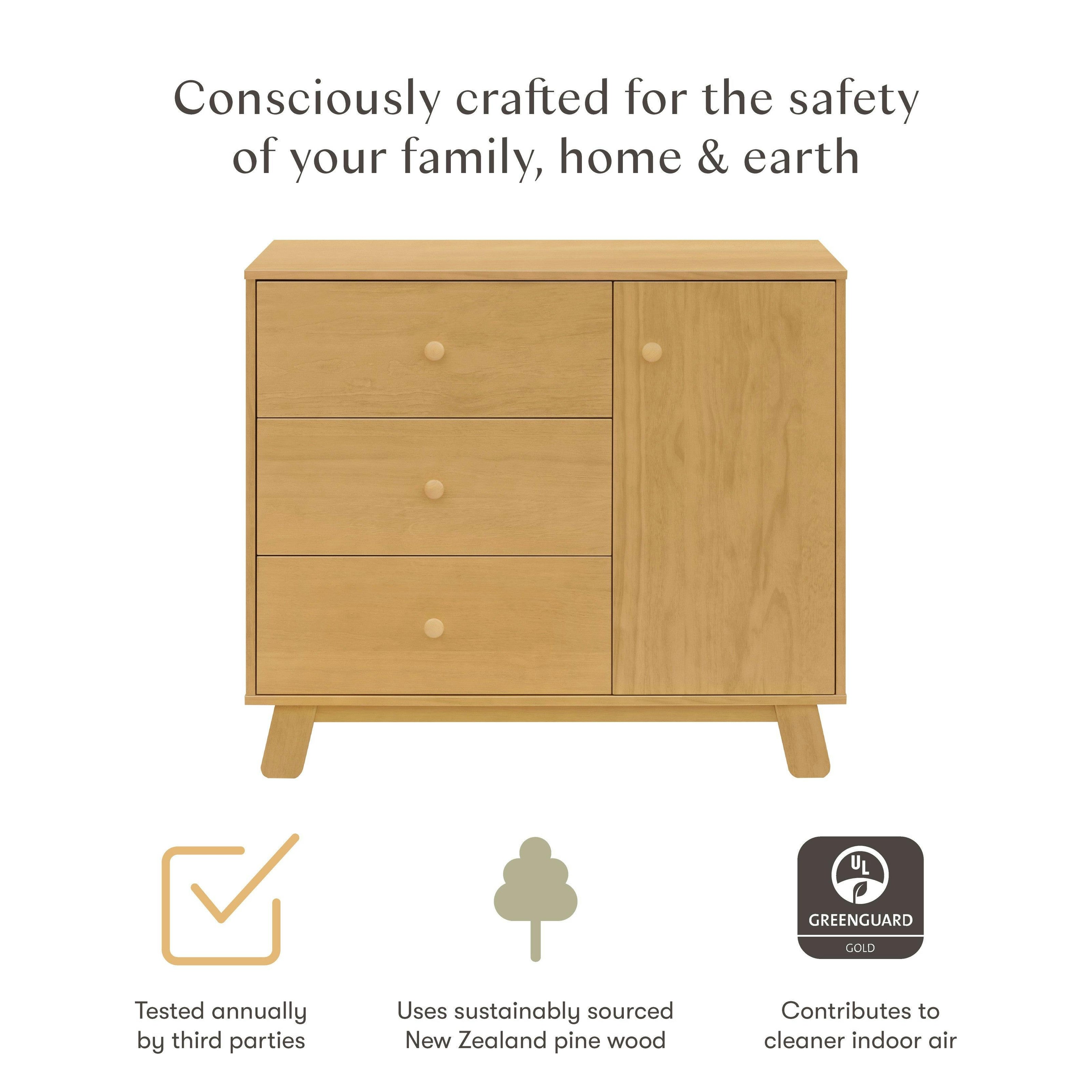 Babyletto Hudson Modern 3-Drawer Dresser