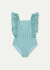 Girls' Ruffle Swimsuit