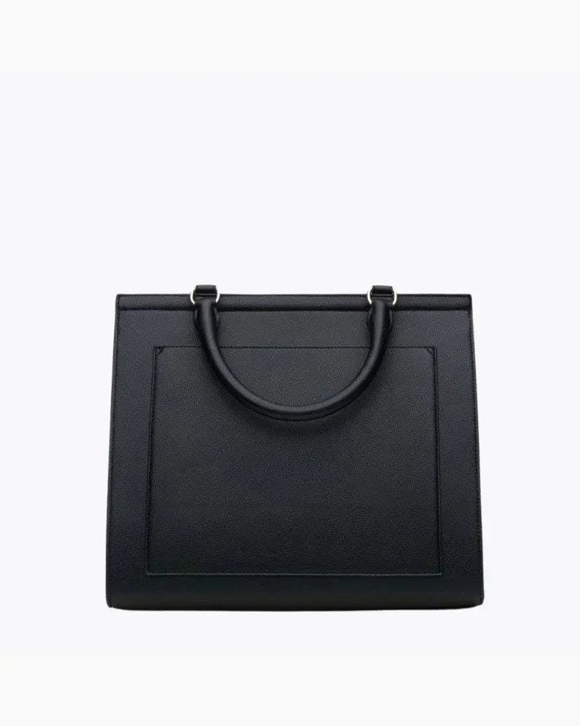 Large, Insulated, Chic Lunchbox, Black