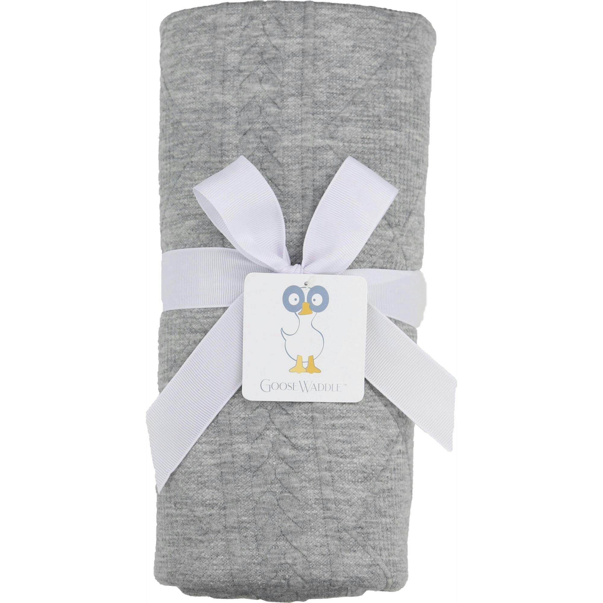 Gray Knit Blanket