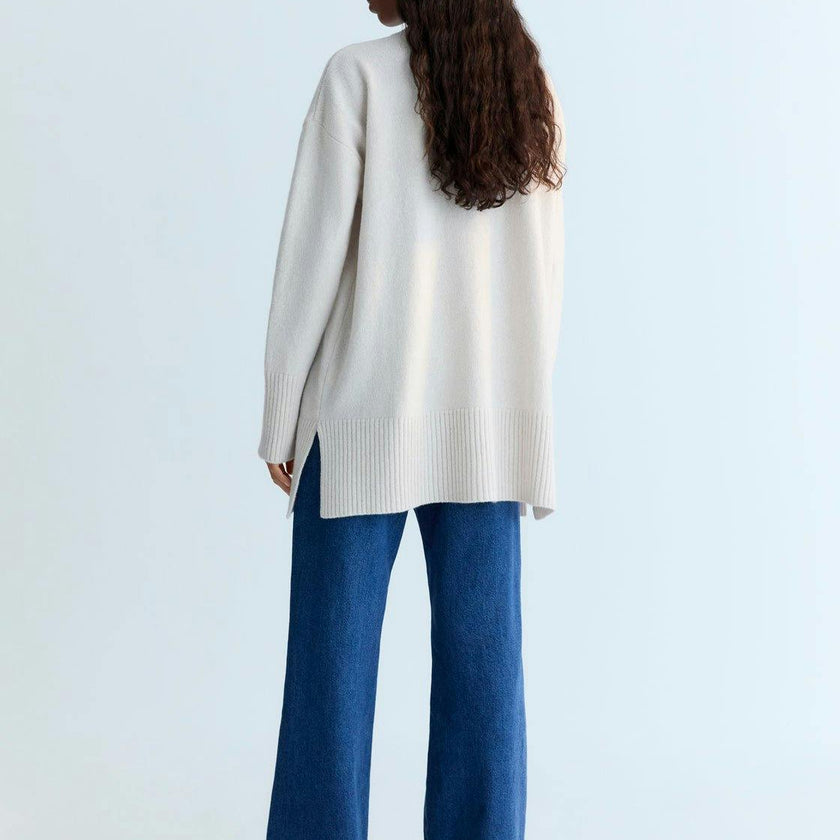 Agatha Woman Cardigan Moonlight White
