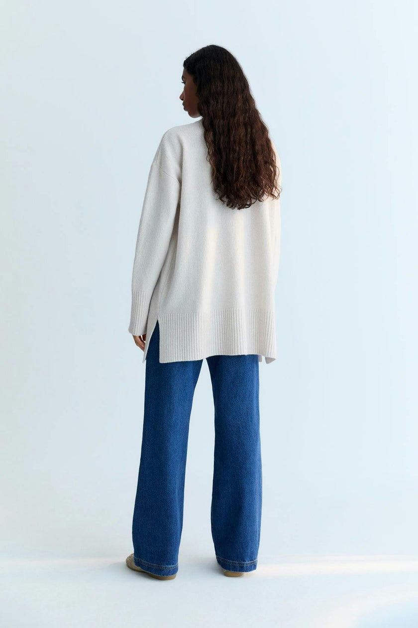 Agatha Woman Cardigan Moonlight White