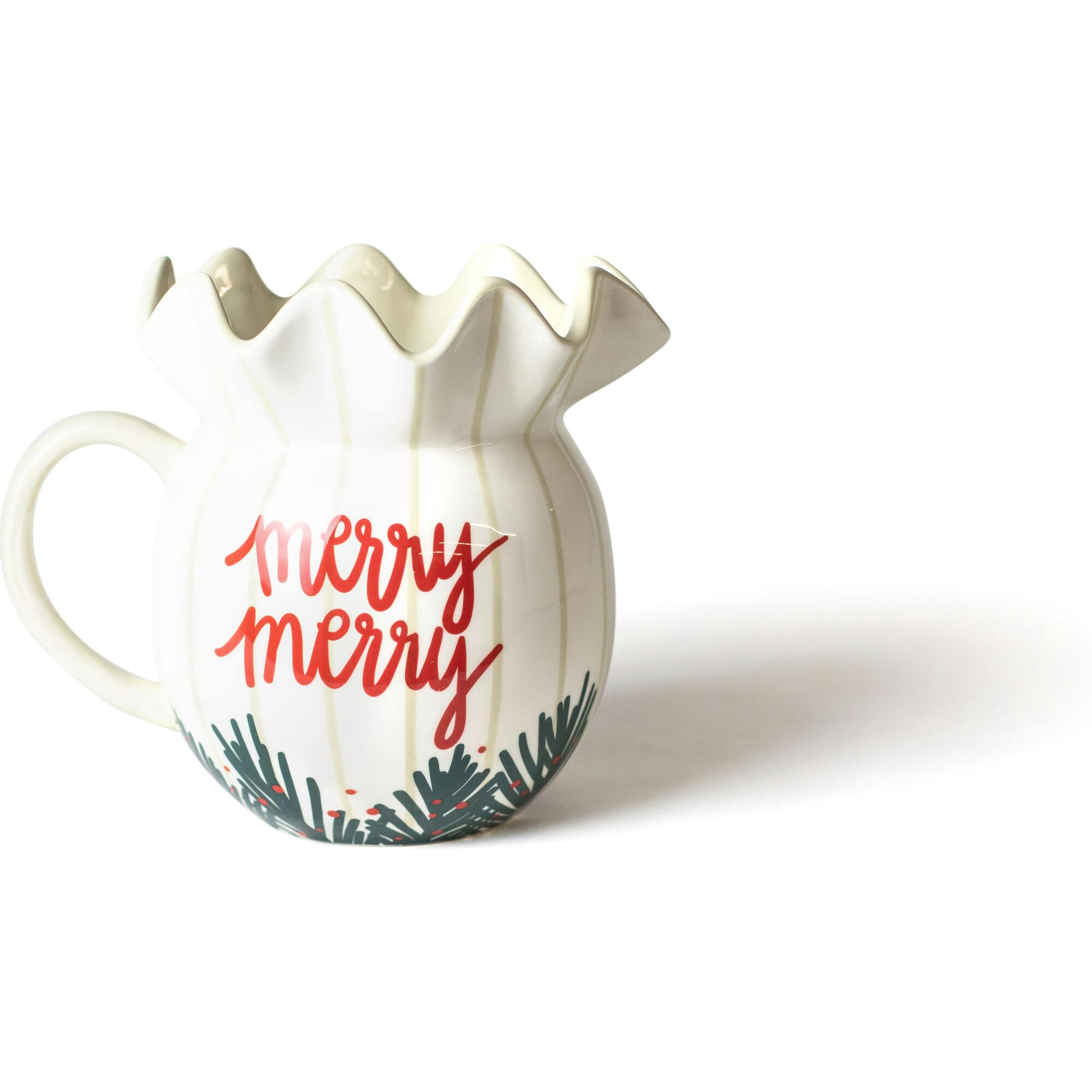 Balsam and Berry Ruffle Pitcher