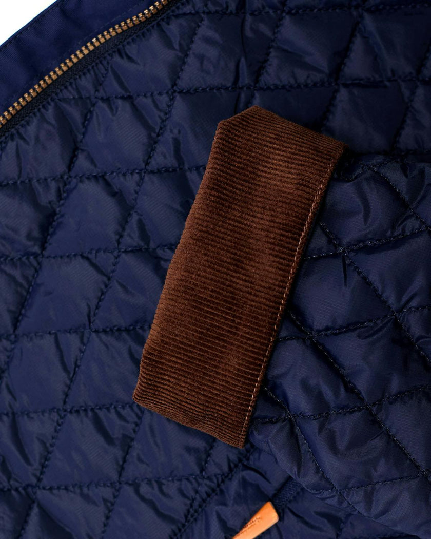 Women's Puffer Jacket in Navy Blue