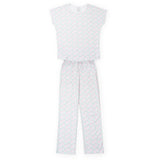 Marcia Women's Pajama Pant Set - Poolside Palms