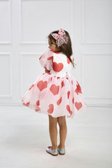Heart Dress – Includes Matching Hair Accessory