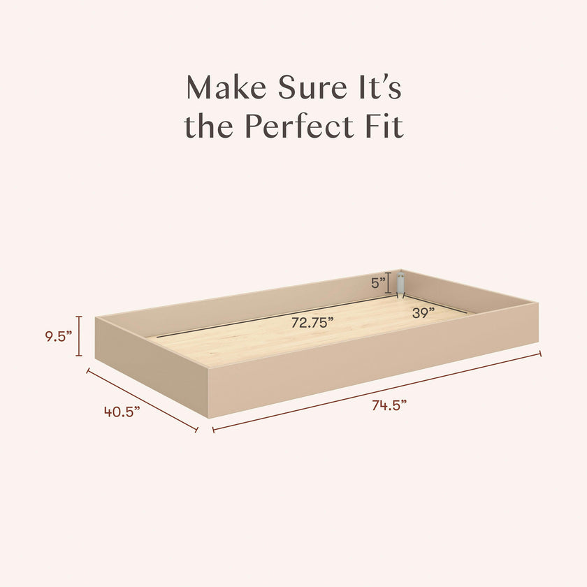The MDB Family Twin Storage Trundle Bed