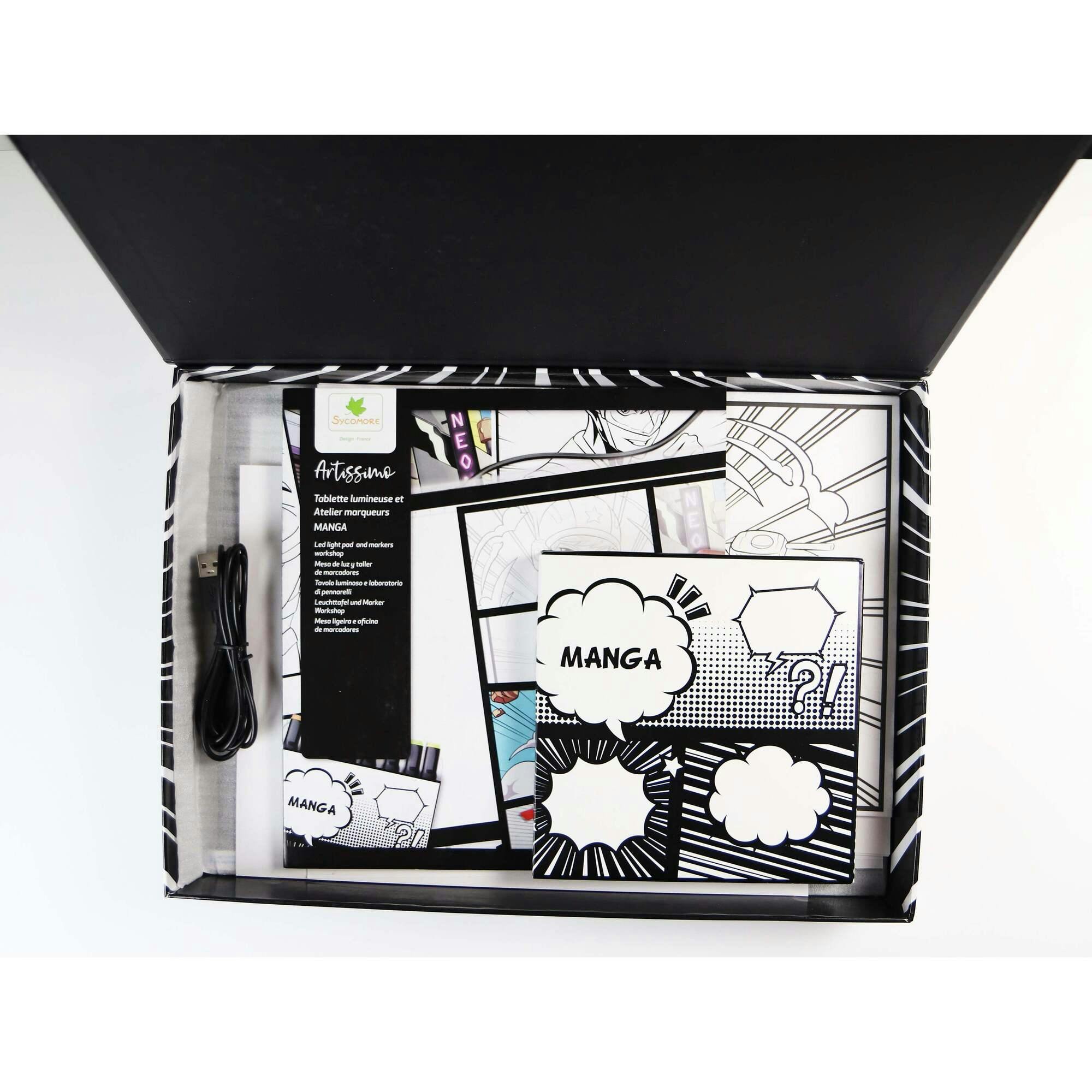Manga - + Led Light Pad And Markers Workshop - 10y+