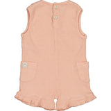 Ruffle Hem Sleeveless Romper