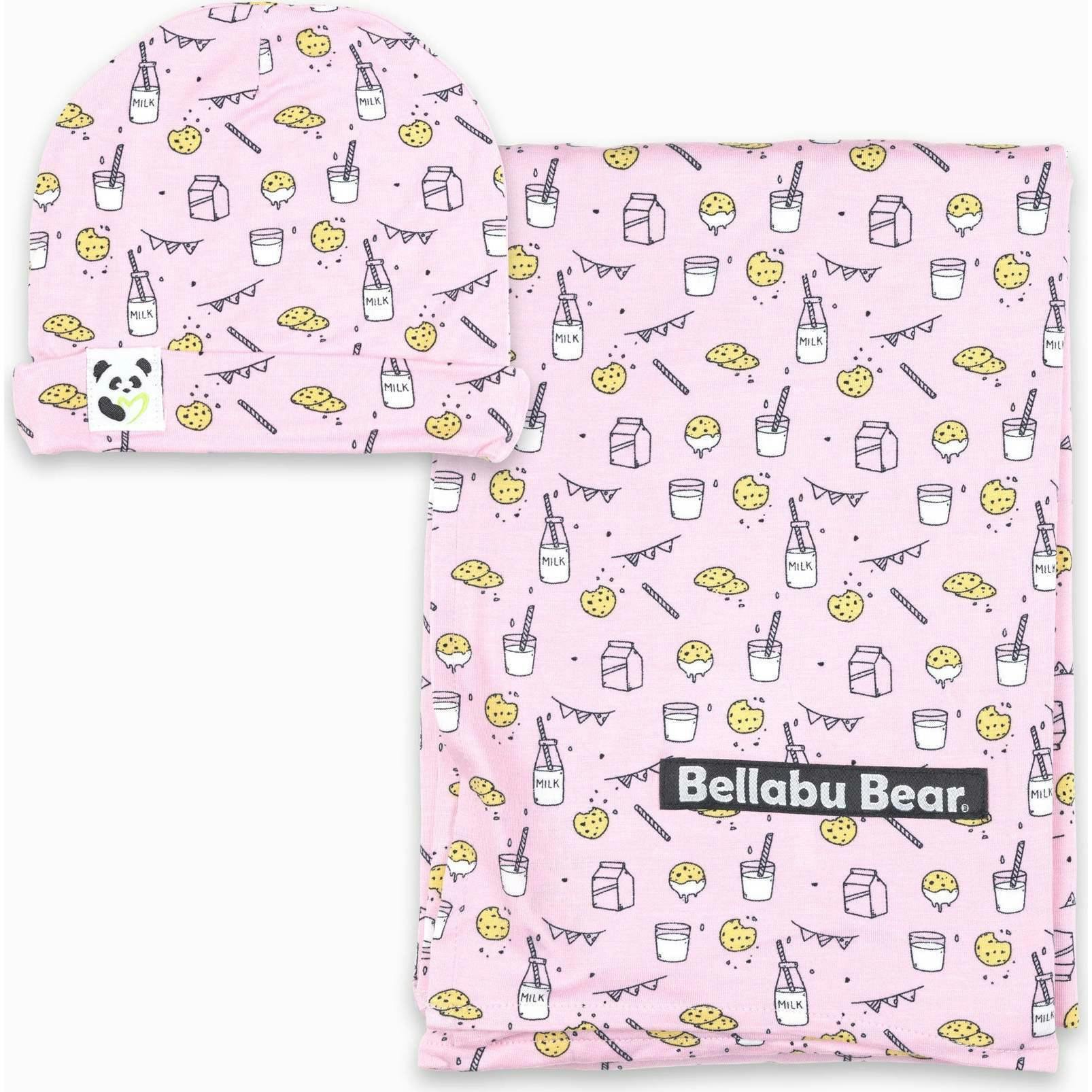 Milk & Cookies Original Bamboo Swaddle & Beanie Set