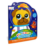 Playful Pages Activity Book - Games Coloring Stickers - Pets in Space