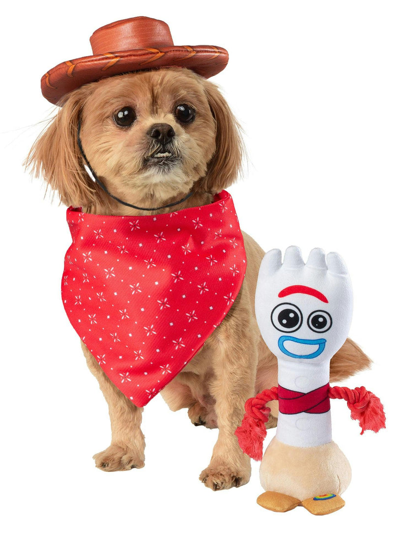 Toy Story Woody Pet Headpiece, Bandana and Forky Toy