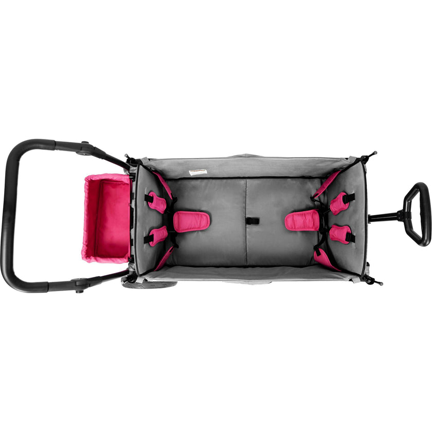 Pull & Push Double Stroller Wagon 2 Seater