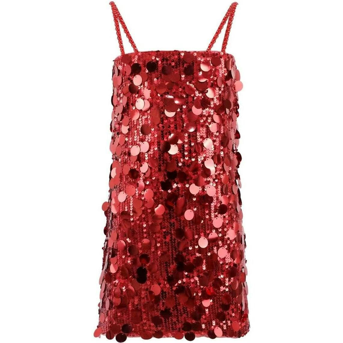 Paillette Ruby Party Dress