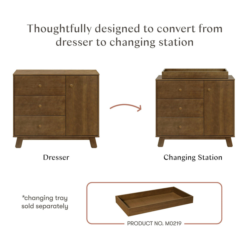 Babyletto Hudson Modern 3-Drawer Dresser