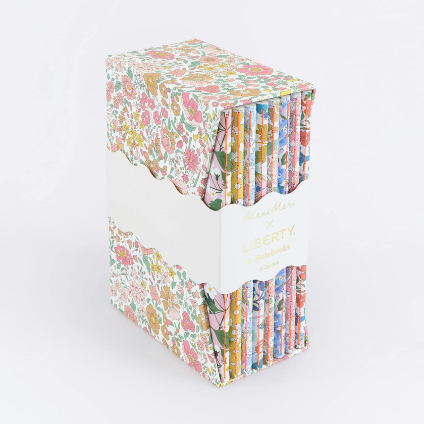 Meri Meri x Liberty Softcover Boxed Notebooks