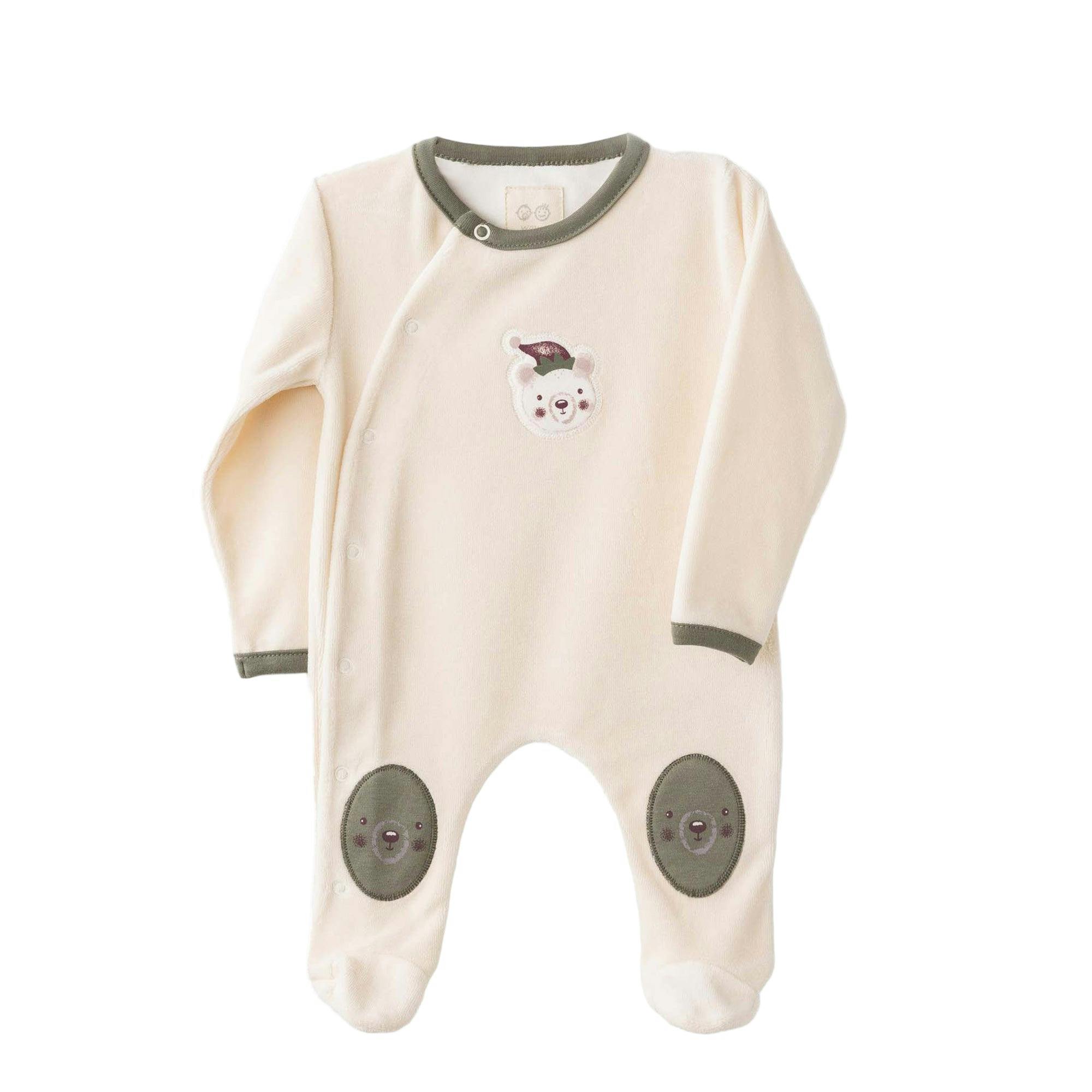 Bear Patch Sleepsuit