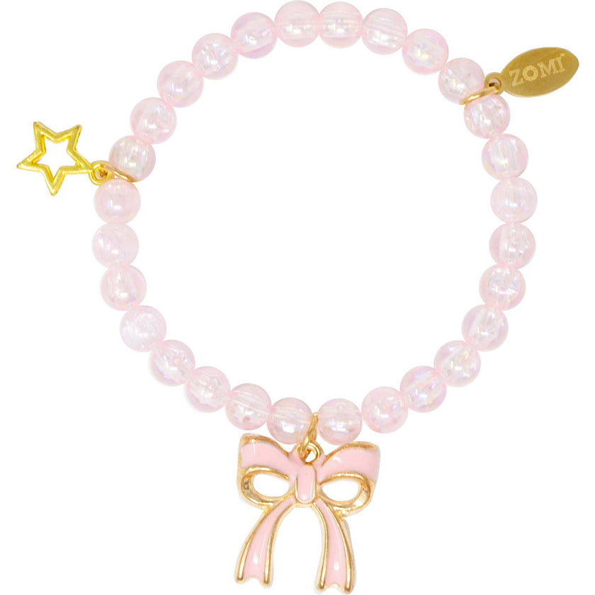 Girl's Sparkle Bow Bracelets Set