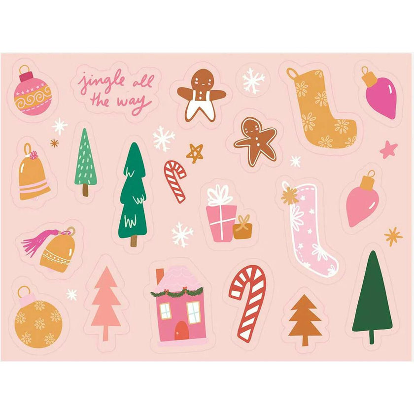 Jingle All the Way Sticker Set