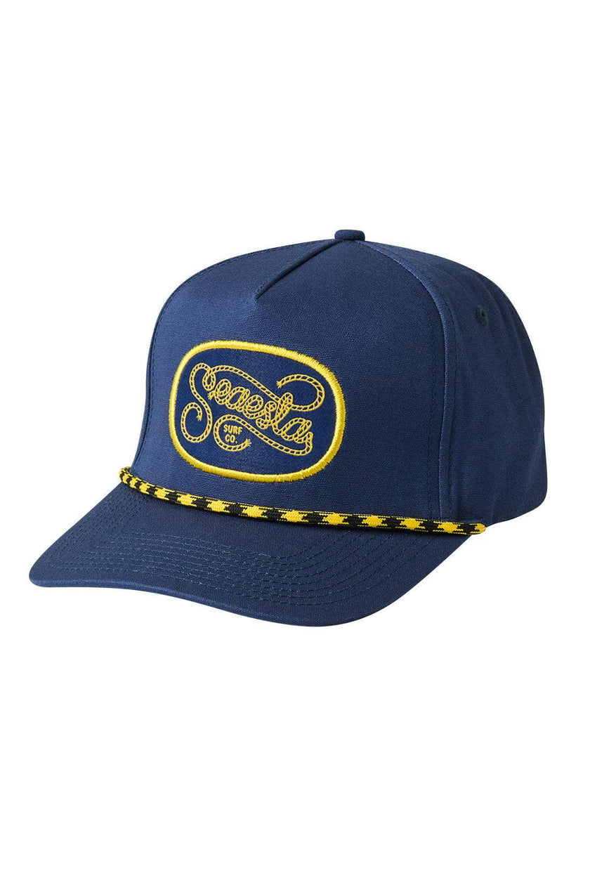 Rodeo Patch Snapback Hat / Navy