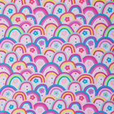 Rainbow Print Long Sleeve Rashguard Set