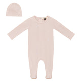 Strawberry Snap Front Dot Print Romper and Hat Two Piece Set