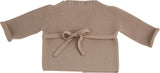 Little Royals Baby Tie-Front Sweater - Beige