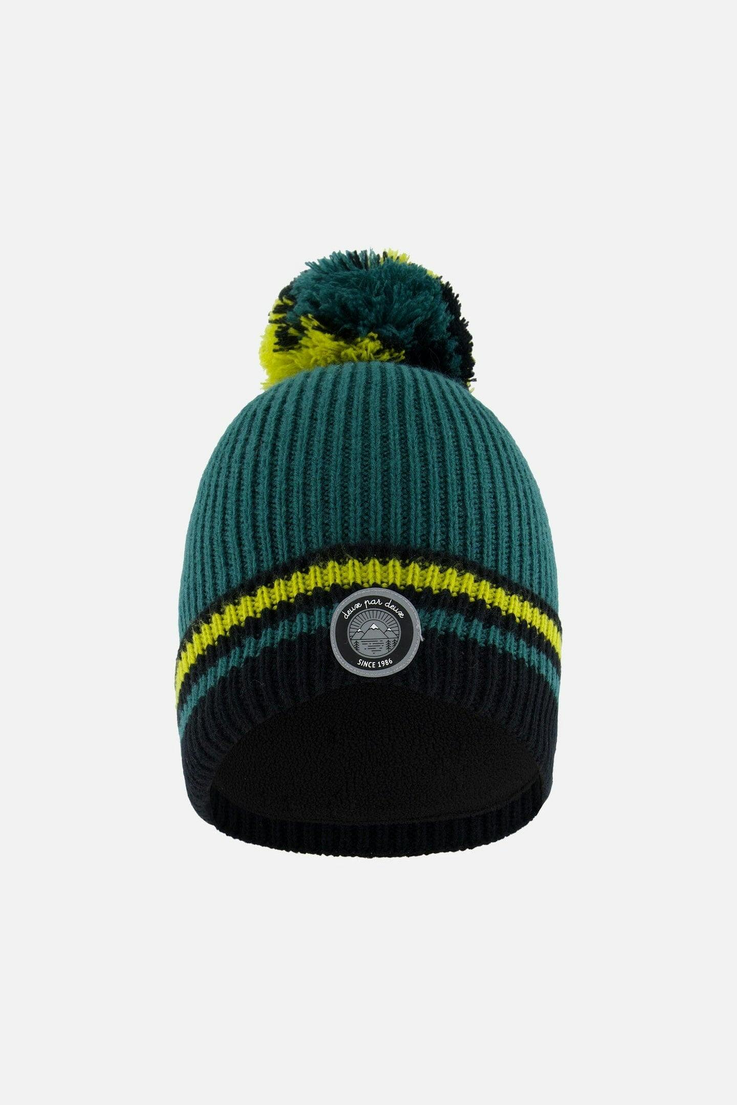 Knit Pompom Beanie Hat