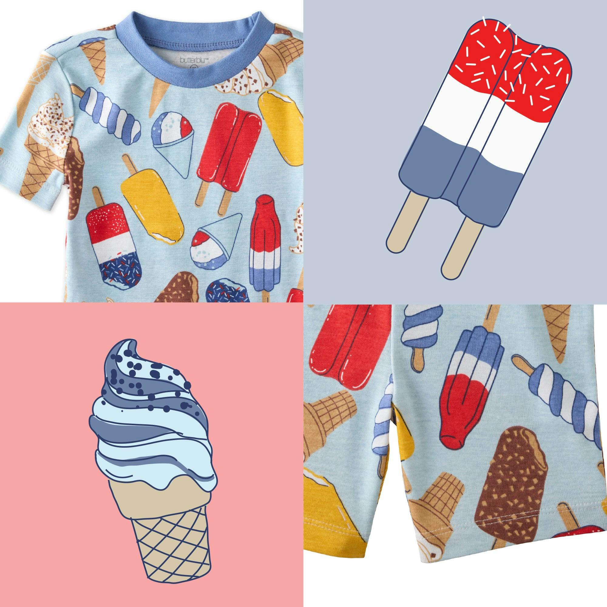 SHADE Snug-fit 2-Piece Toddler Pajamas for Boys & Girls