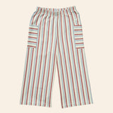 Stripe Mix Pocket Pants