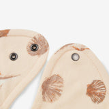Seashells Bamboo Three-Layer Kerchief Bib
