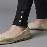 Button Cuff Ponte Pant