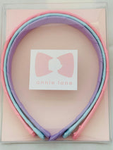 Set of three headbands - cotton candy, light blue and orchid