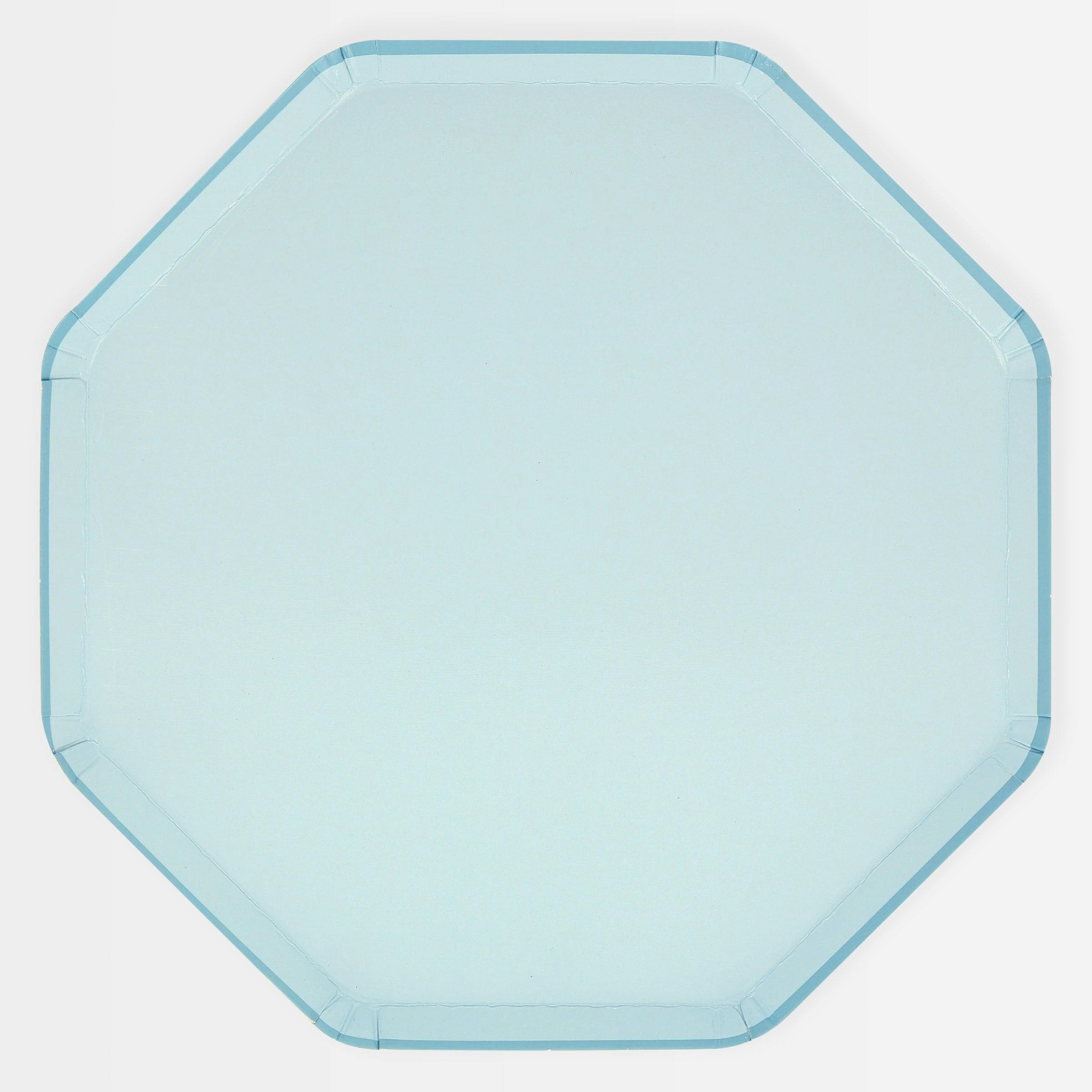 Summer Sky Blue Dinner Plates