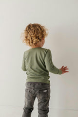 Boys Slim Denim Jeans in Gray