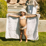 Toddler Hooded Towel - Pressed Petals
