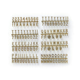 Lovely Little Letterboard Customizable Gold Cake Topper