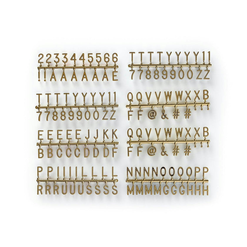 Lovely Little Letterboard Customizable Gold Cake Topper