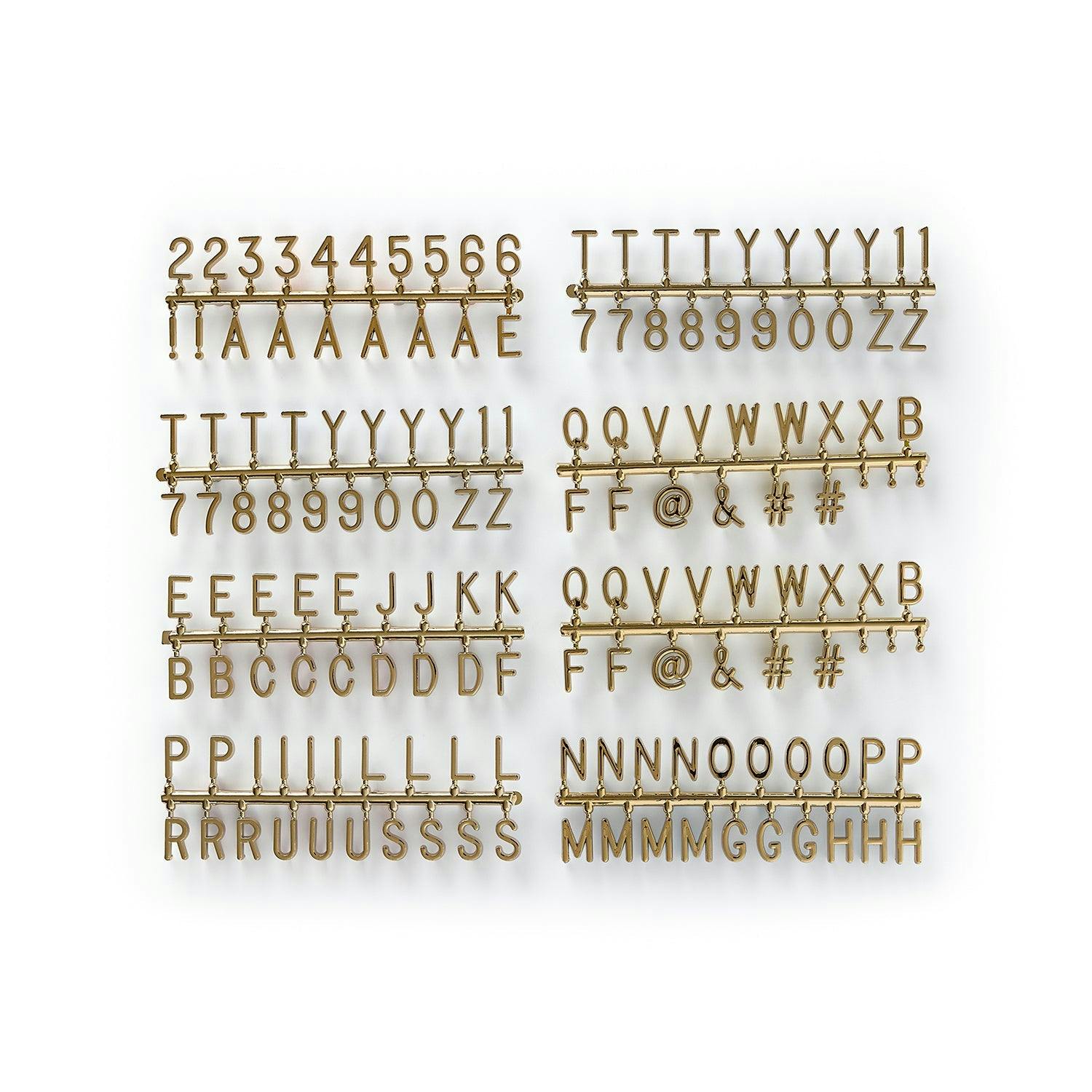 Lovely Little Letterboard Customizable Gold Cake Topper