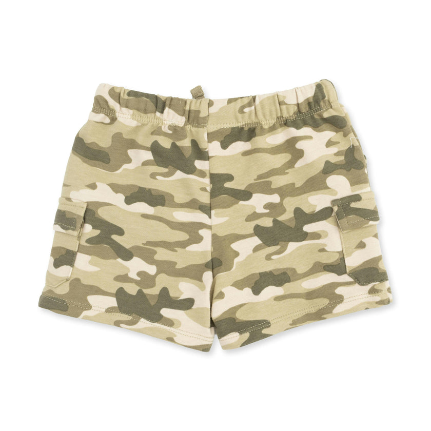 Camo French Terry - Cargo Short