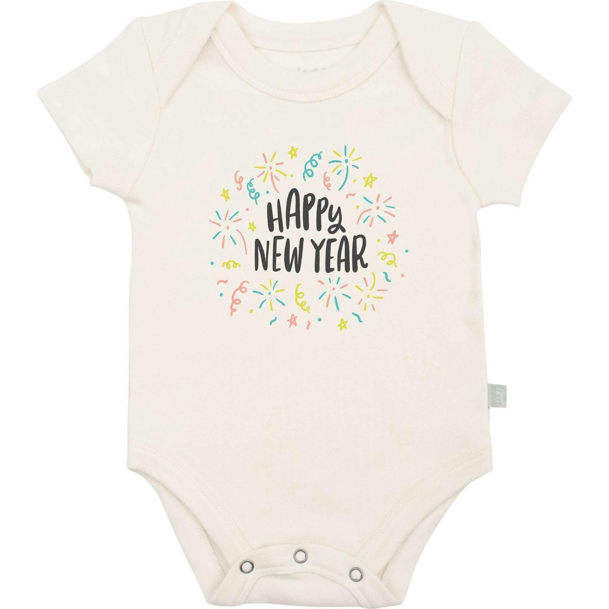 graphic bodysuit | happy new year