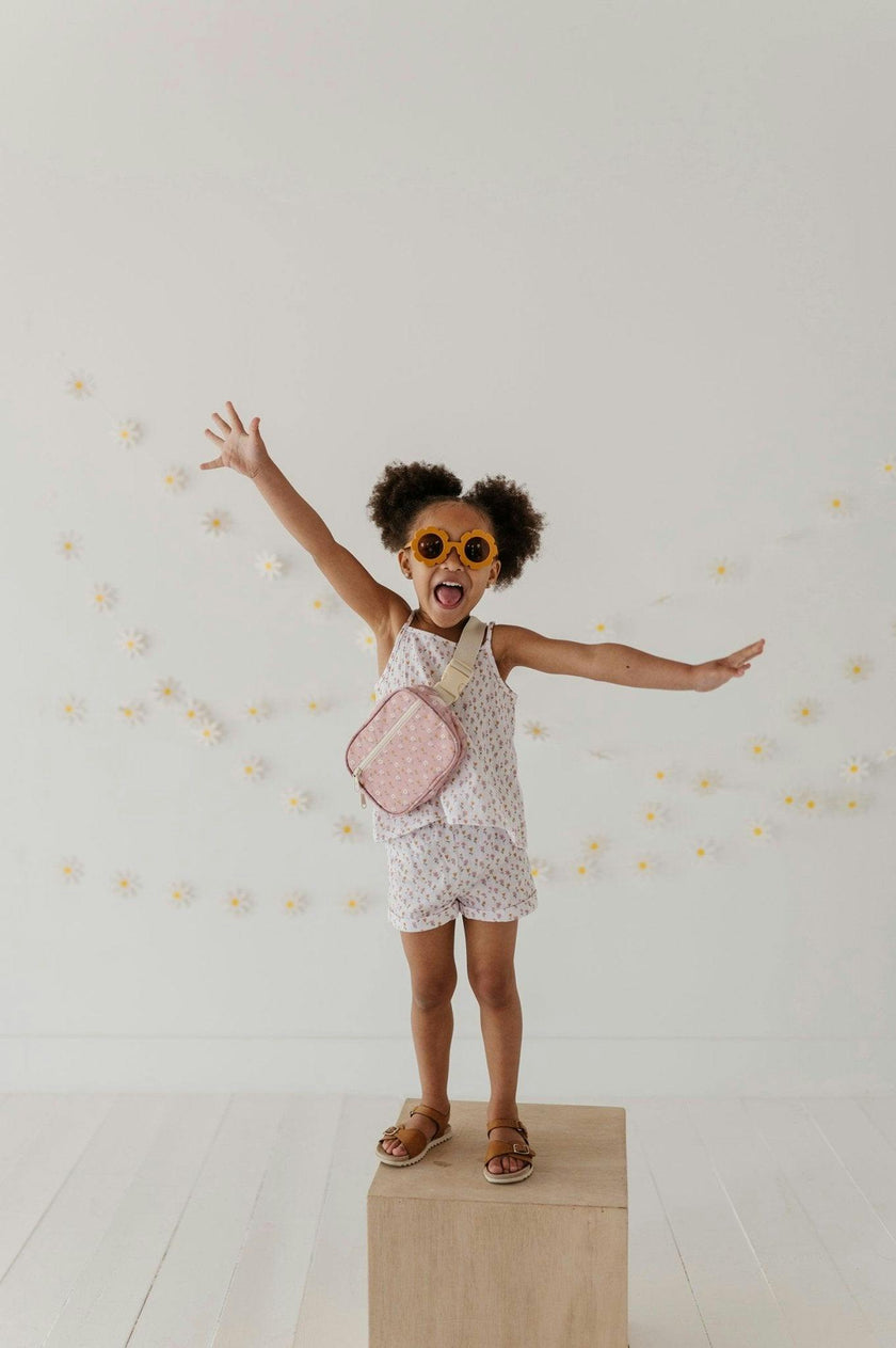 Girl's Gauze Tank & Short Set