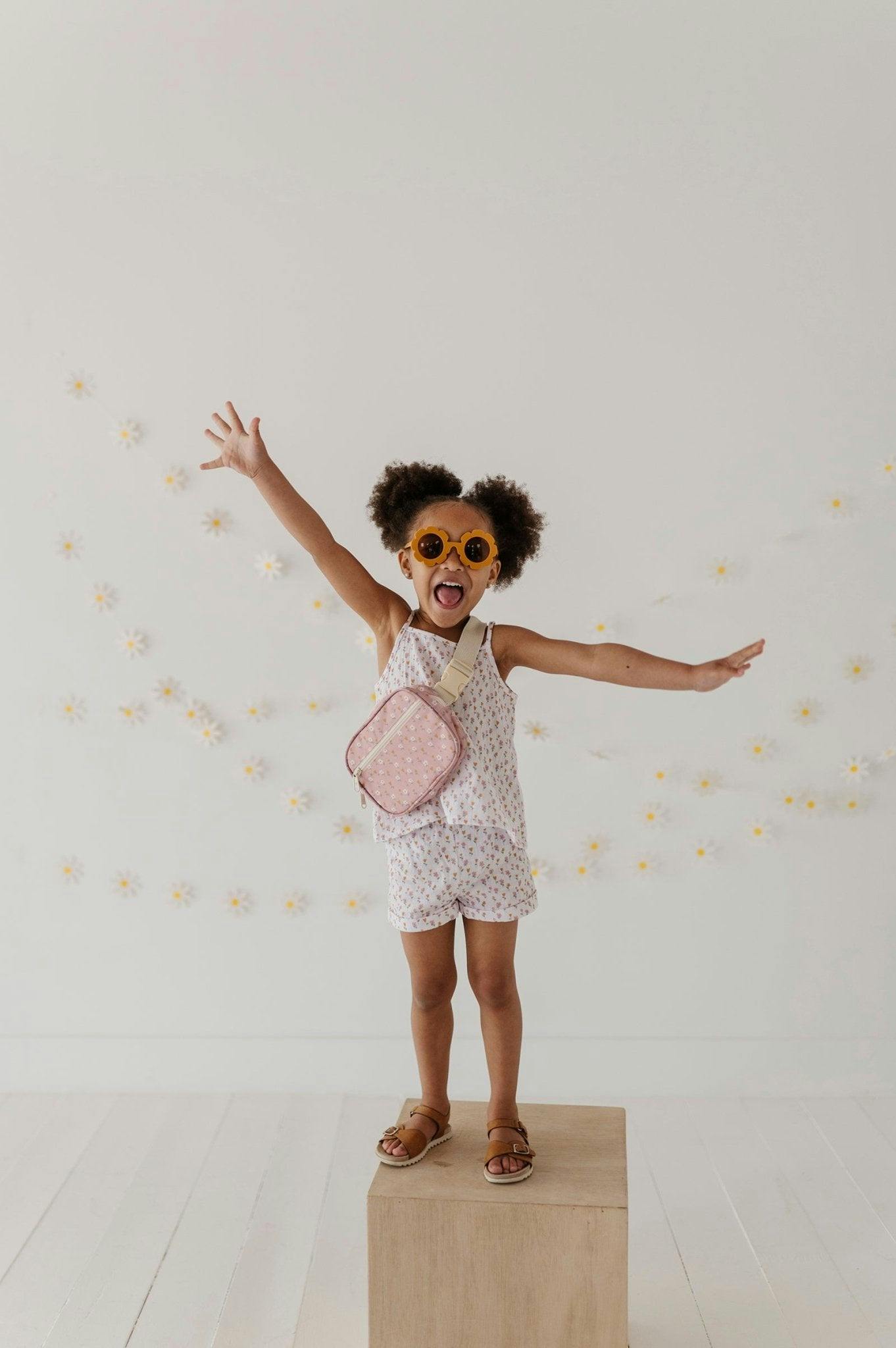 Girl's Gauze Tank & Short Set