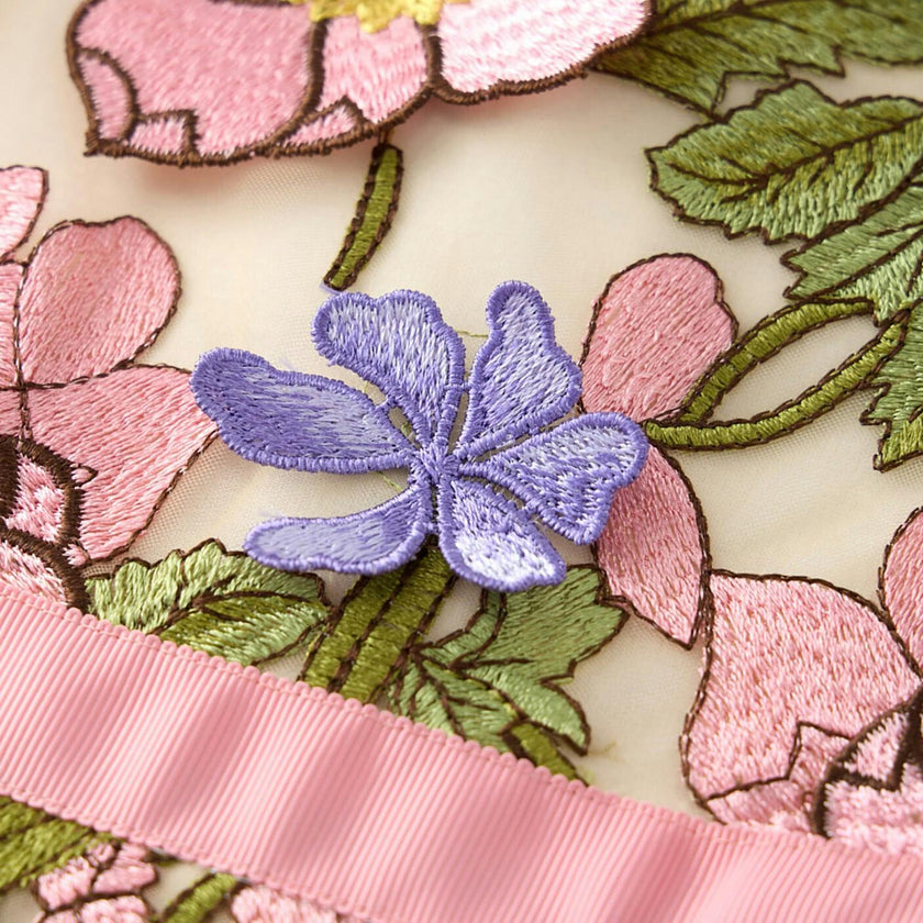 Bonnie Embroidered Mini Dress
