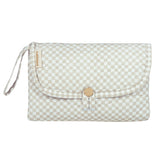 Portable Mini Maven Changing Clutch | Check, Oat | Toddlekind
