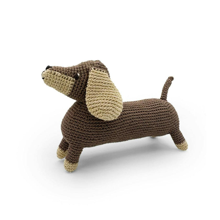 Dachsund Doll 100% organic cotton