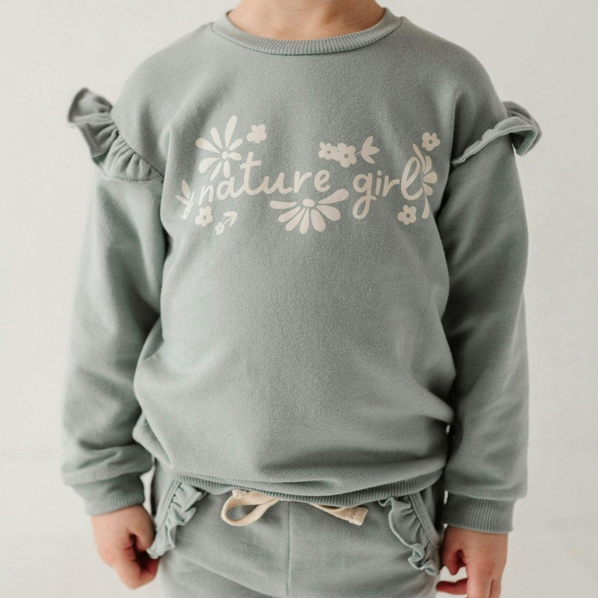 Ruffle Sweatshirt Ballerina