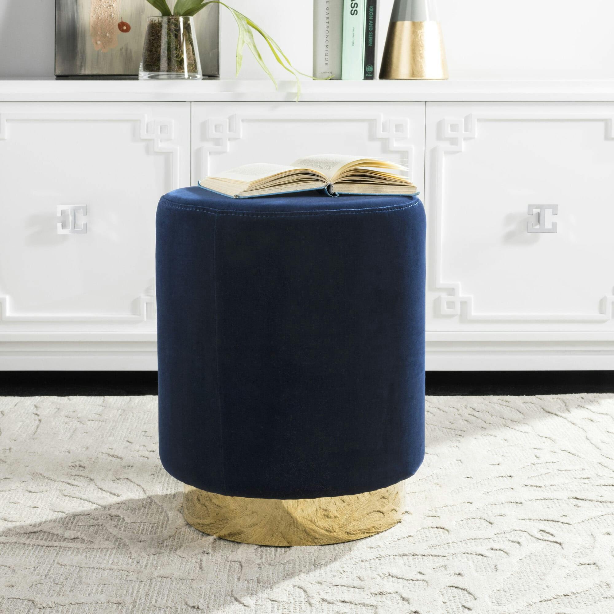 Elsworth Velvet Ottoman